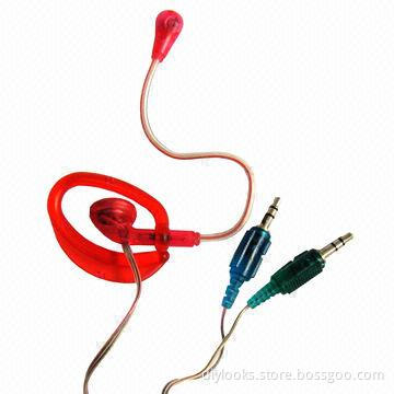 Multimedia Earphones Mic, 20-20,000Hz Frequency Range, 15mm Speaker Diameter